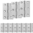ZAWIAS 24 SZT. 54 X 34 X 5 MM SREBRNY STAL