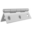 ZAWIAS 24 SZT. 54 X 34 X 5 MM SREBRNY STAL