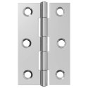 ZAWIAS 24 SZT. 54 X 34 X 5 MM SREBRNY STAL