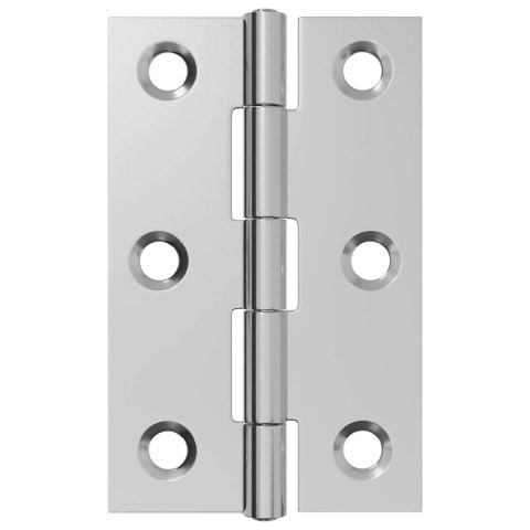 ZAWIAS 24 SZT. 54 X 34 X 5 MM SREBRNY STAL
