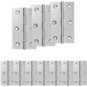 ZAWIAS 24 SZT. 66 X 38 X 5 MM SREBRNY STAL