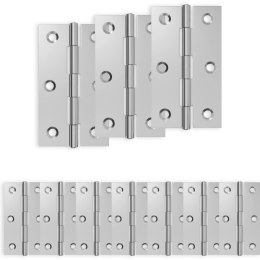 ZAWIAS 24 SZT. 66 X 38 X 5 MM SREBRNY STAL