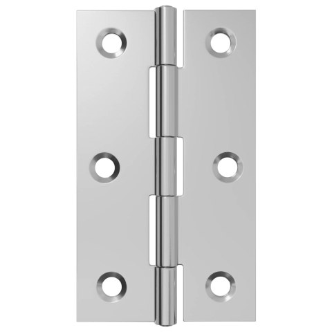 ZAWIAS 24 SZT. 66 X 38 X 5 MM SREBRNY STAL