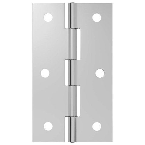 ZAWIAS 24 SZT. 66 X 38 X 5 MM SREBRNY STAL