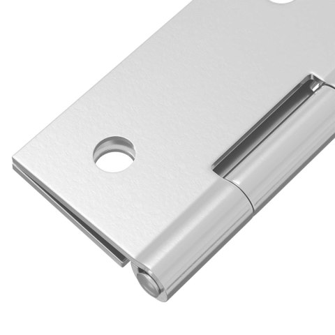 ZAWIAS 24 SZT. 66 X 38 X 5 MM SREBRNY STAL