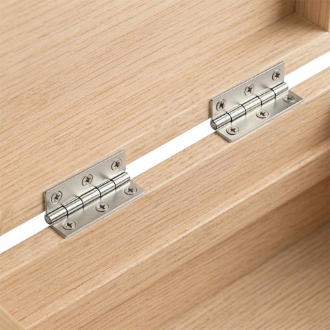 ZAWIAS 48 SZT. 44 X 31 X 5 MM SREBRNY STAL