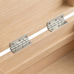 ZAWIAS 48 SZT. 54 X 34 X 5 MM SREBRNY STAL