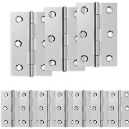 ZAWIAS 48 SZT. 54 X 34 X 5 MM SREBRNY STAL
