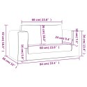 2-OS. SOFA DLA DZIECI, ROZKŁADANA, NIEBIESKA, MIĘKKI PLUSZ