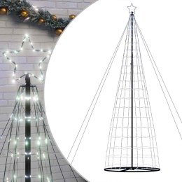 CHOINKA LED 1534 LED ZIMNA BIEL 500 CM