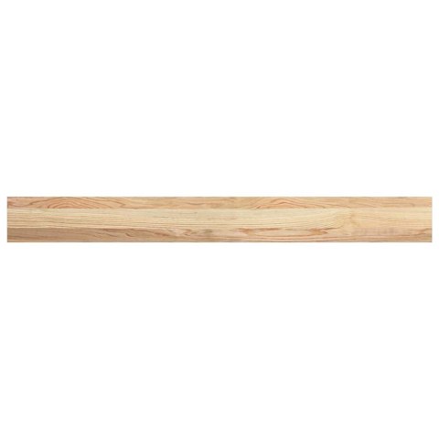 PARAPETY 2 SZT., SUROWE, 140X15X2 CM, LITE DREWNO DĘBOWE