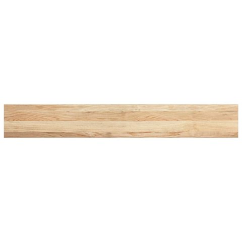 PARAPETY 2 SZT., SUROWE, 140X20X2 CM, LITE DREWNO DĘBOWE