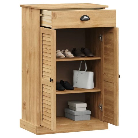 SZAFKA NA BUTY VIGO, 60X35X96 CM, LITE DREWNO SOSNOWE
