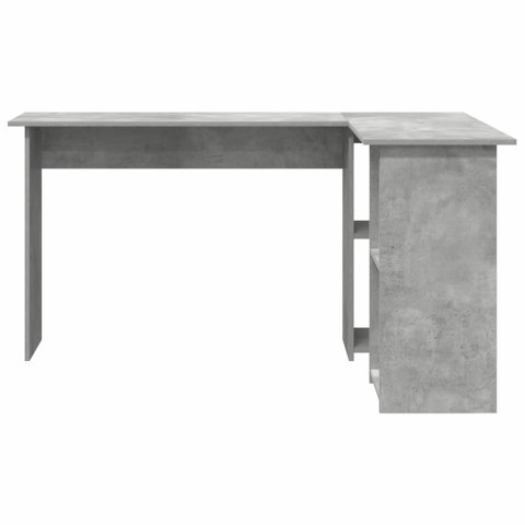 BIURKO BETONOWY SZARY 142 X 102 X 73 CM DREWNO INŻYNIERYJNE