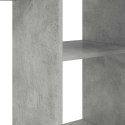 BIURKO BETONOWY SZARY 142 X 102 X 73 CM DREWNO INŻYNIERYJNE
