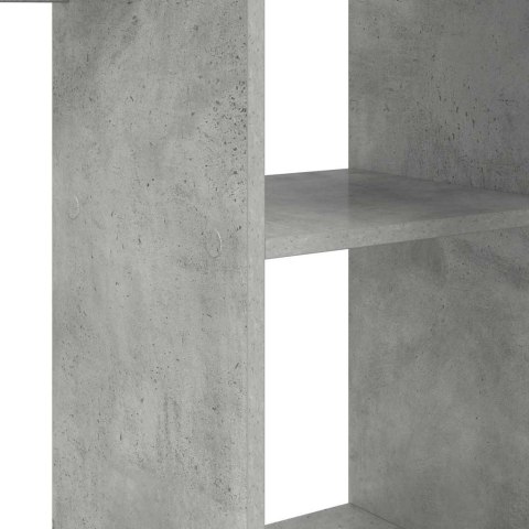 BIURKO BETONOWY SZARY 142 X 102 X 73 CM DREWNO INŻYNIERYJNE