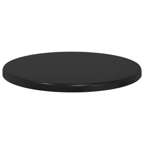 BLAT STOŁU Ø 40 X 1,5 CM OKRĄGŁY DREWNO INŻYNIERYJNE CZARNY