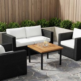 BLAT STOŁU 40,5 X 40 X 2 CM PROSTOKĄTNY LITE DREWNO AKACJI