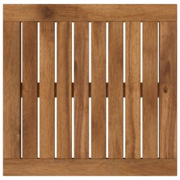 BLAT STOŁU 40,5 X 40 X 2 CM PROSTOKĄTNY LITE DREWNO AKACJI