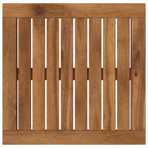 BLAT STOŁU 40,5 X 40 X 2 CM PROSTOKĄTNY LITE DREWNO AKACJI