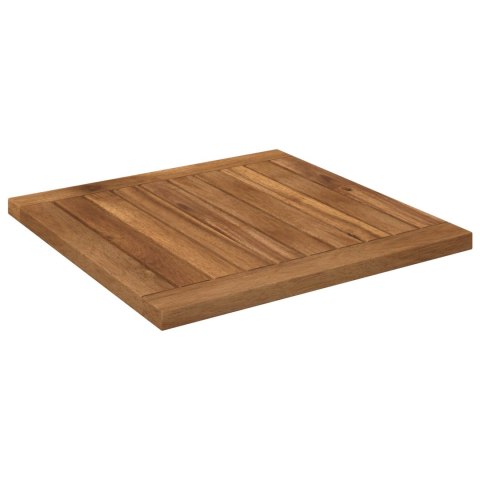 BLAT STOŁU 40,5 X 40 X 2 CM PROSTOKĄTNY LITE DREWNO AKACJI
