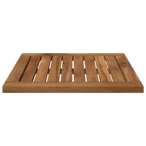 BLAT STOŁU 40,5 X 40 X 2 CM PROSTOKĄTNY LITE DREWNO AKACJI
