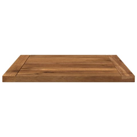 BLAT STOŁU 40,5 X 40 X 2 CM PROSTOKĄTNY LITE DREWNO AKACJI