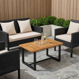 BLAT STOŁU 68,5 X 40 X 2 CM PROSTOKĄTNY LITE DREWNO AKACJI