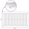 BLAT STOŁU 68,5 X 40 X 2 CM PROSTOKĄTNY LITE DREWNO AKACJI