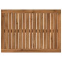 BLAT STOŁU 68,5 X 49 X 2 CM PROSTOKĄTNY LITE DREWNO AKACJI