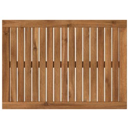 BLAT STOŁU 68,5 X 49 X 2 CM PROSTOKĄTNY LITE DREWNO AKACJI