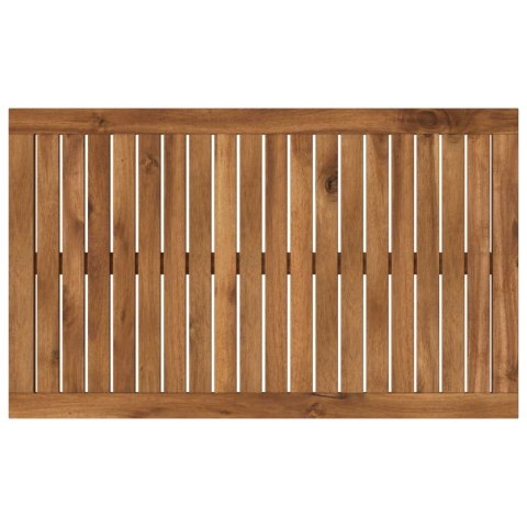 BLAT STOŁU 80,5 X 49 X 2 CM PROSTOKĄTNY LITE DREWNO AKACJI