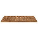 BLAT STOŁU 80,5 X 49 X 2 CM PROSTOKĄTNY LITE DREWNO AKACJI