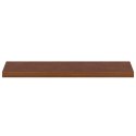 PARAPETY 2 SZT. CIEMNY BRĄZ 100 X 30 X 2 CM DĄB LITE