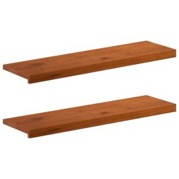 PARAPETY 2 SZT. BRĄZOWY 100 X 25 X 2 CM DĄB LITE