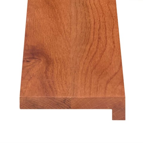 PARAPETY 2 SZT. BRĄZOWY 100 X 25 X 2 CM DĄB LITE