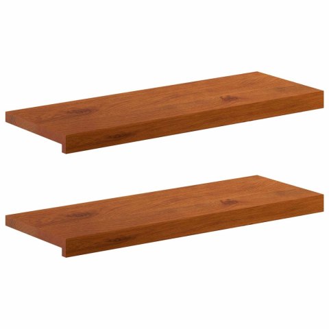 PARAPETY 2 SZT. BRĄZOWY 70 X 25 X 2 CM DĄB LITE