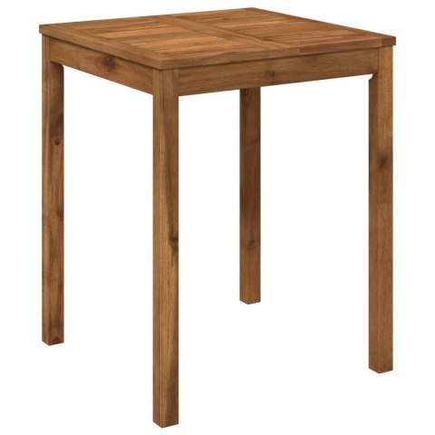 STÓŁ DO KOLACJI W OGRODZIE NATURALNY 60 X 60,5 X 75 CM