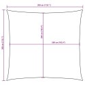 VidaXL Kwadratowy żagiel ogrodowy, tkanina Oxford, 3x3 m, pomarańczowy