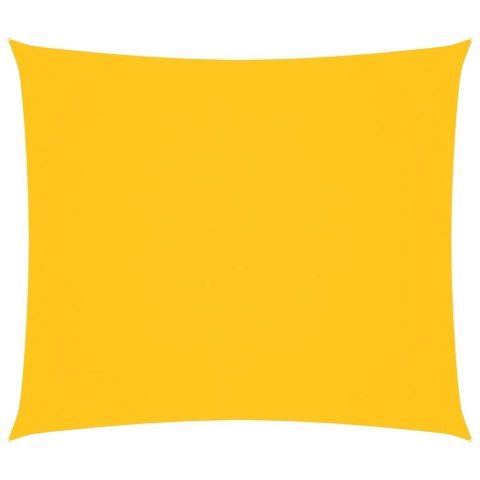 VidaXL Prostokątny żagiel ogrodowy, tkanina Oxford, 2x2,5 m, żółty