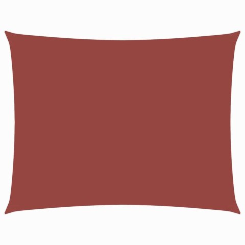 VidaXL Prostokątny żagiel ogrodowy, tkanina Oxford, 2,5x4 m, terakota