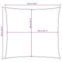 VidaXL Żagiel ogrodowy, tkanina Oxford, kwadratowy, 5x5 m, kremowy