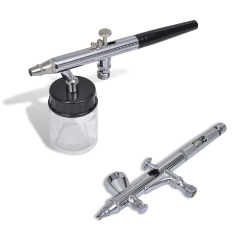 VidaXL Aerograf/pistolet do malowania natryskowego z dwoma pistoletami