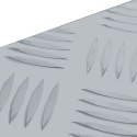 VidaXL Aluminiowa skrzynia, 70 x 24 x 42 cm, trapezowa, srebrna