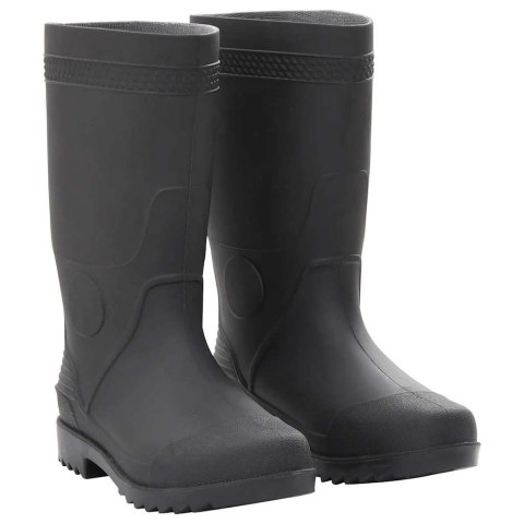 VidaXL Kalosze, czarne, rozmiar 39, PVC