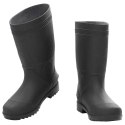 VidaXL Kalosze, czarne, rozmiar 39, PVC