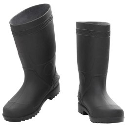 VidaXL Kalosze, czarne, rozmiar 39, PVC