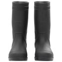 VidaXL Kalosze, czarne, rozmiar 39, PVC