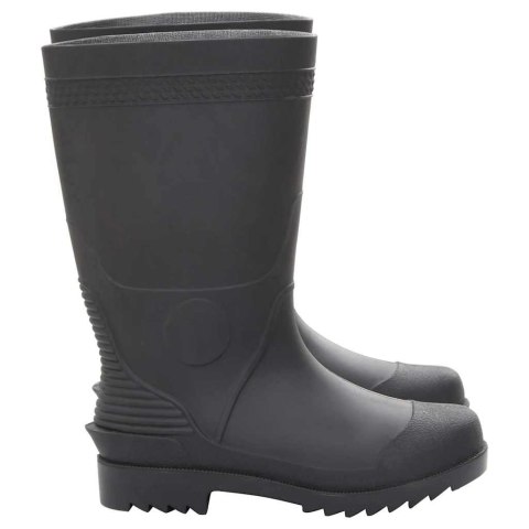 VidaXL Kalosze, czarne, rozmiar 39, PVC