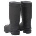 VidaXL Kalosze, czarne, rozmiar 39, PVC